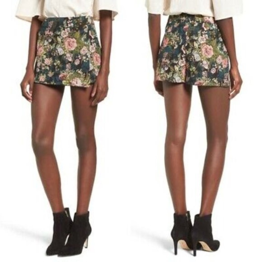 Leith Floral Tapestry Skort Size XXL